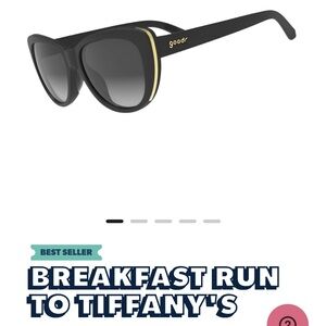 BNIB goodr Breakfast Run at Tiffany’s sunglasses